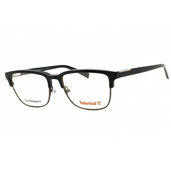 NWT Timberland TB1762 Black Rectangle 56mm Eyeglasses